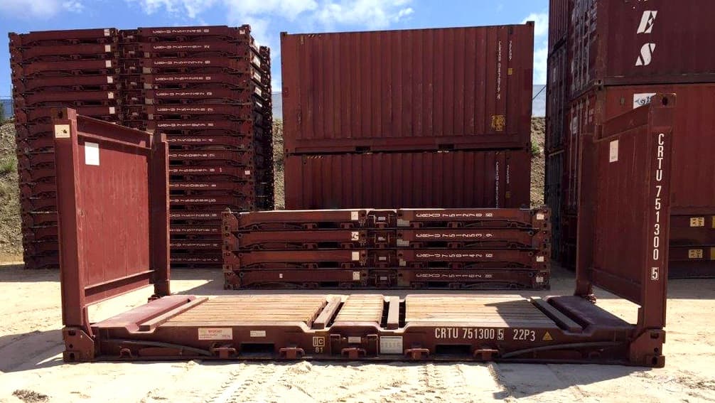 Flat Rack Containers in Dubai: Sturdy Cargo Solutions - Container Hub ...
