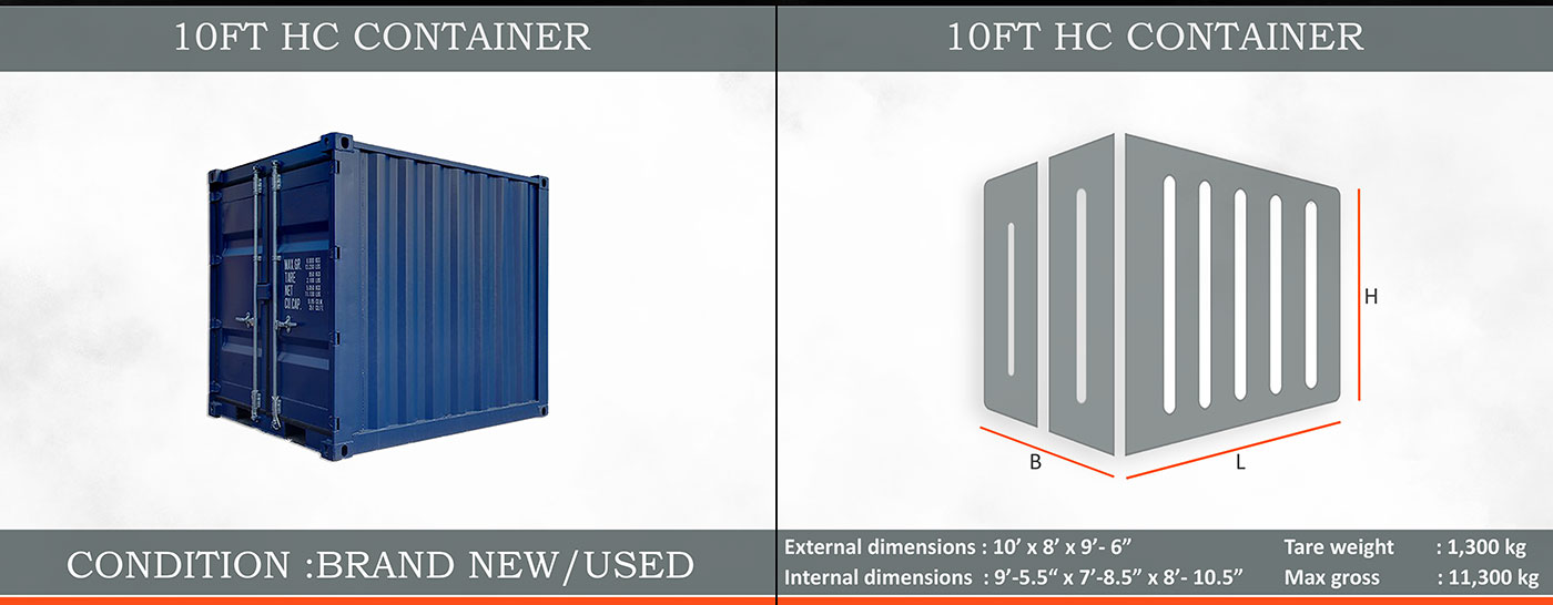 10ft HC Container | Container Hub Trading